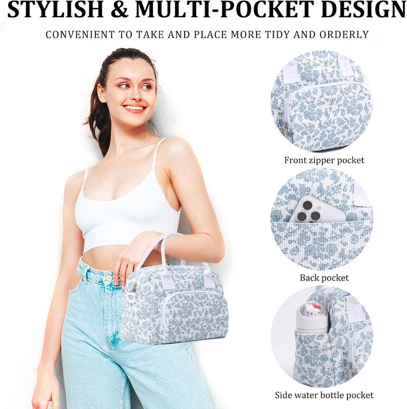 MEXS Insulated Lunch Bag for Women Men Large Reusable Lunch Box Adult Leakproof Portable Cooler Tote Bags for Work Picnic - Image 3